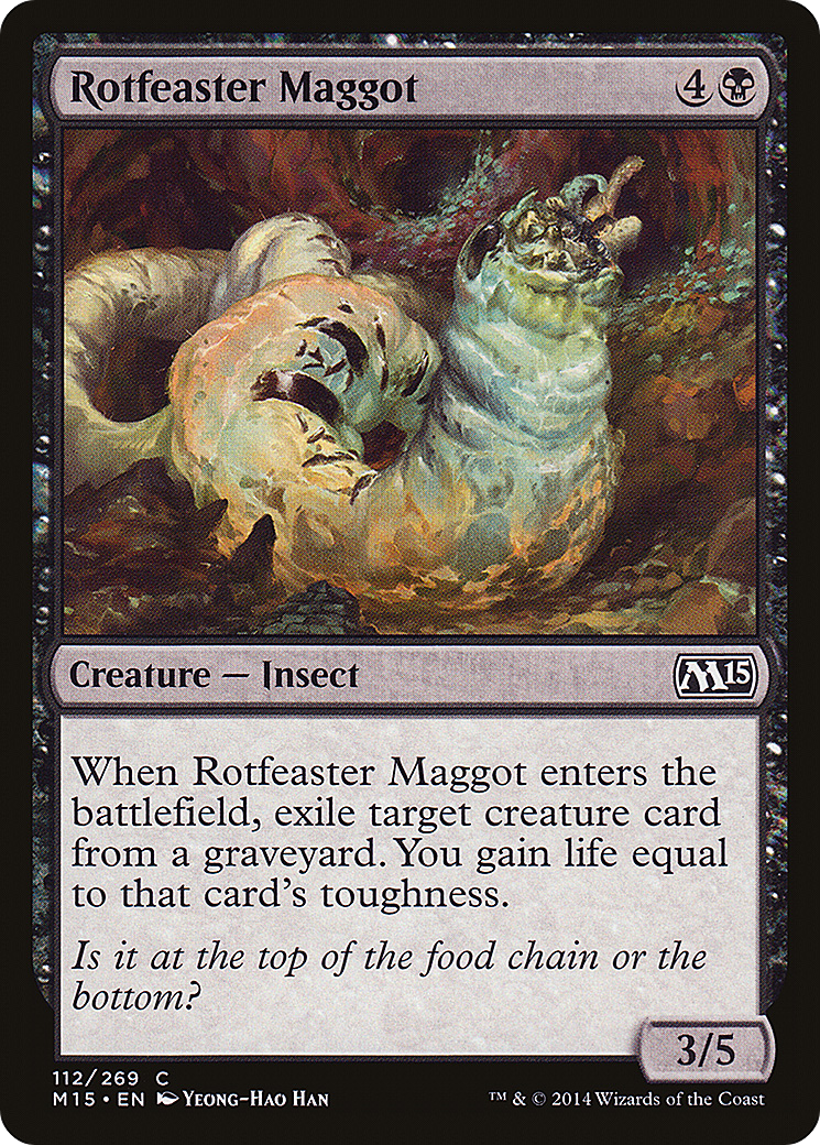 Rotfeaster Maggot (112) Foil - Magic 2015