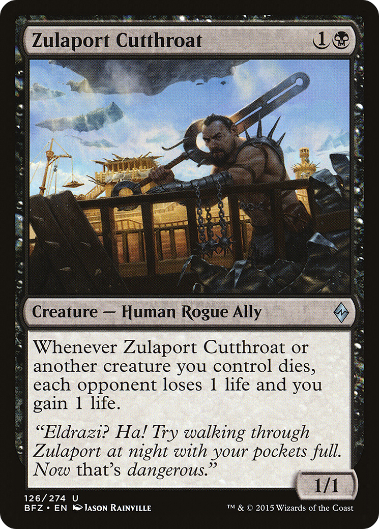 Zulaport Cutthroat (126) - Battle for Zendikar