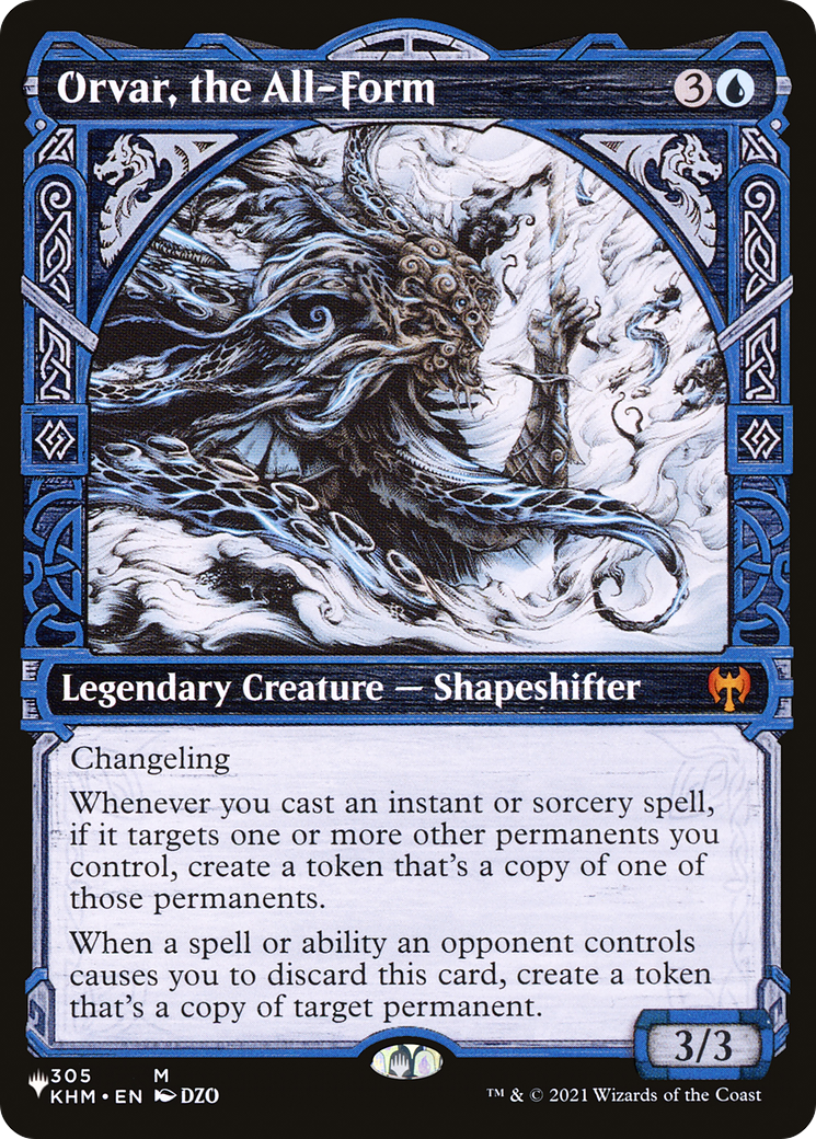 Orvar, the All-Form (KHM-305) - The List