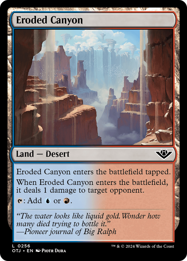 Eroded Canyon (256) - Outlaws of Thunder Junction