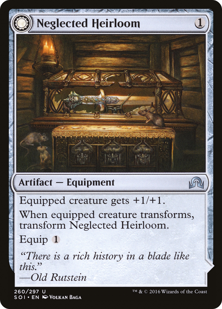 Neglected Heirloom (260) Foil - Shadows over Innistrad