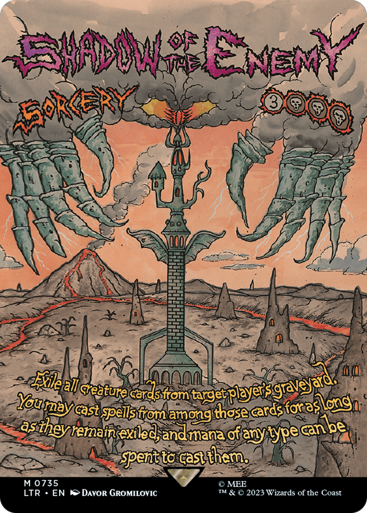 Shadow of the Enemy (Borderless Poster) (735) - The Lord of the Rings: Tales of Middle-earth