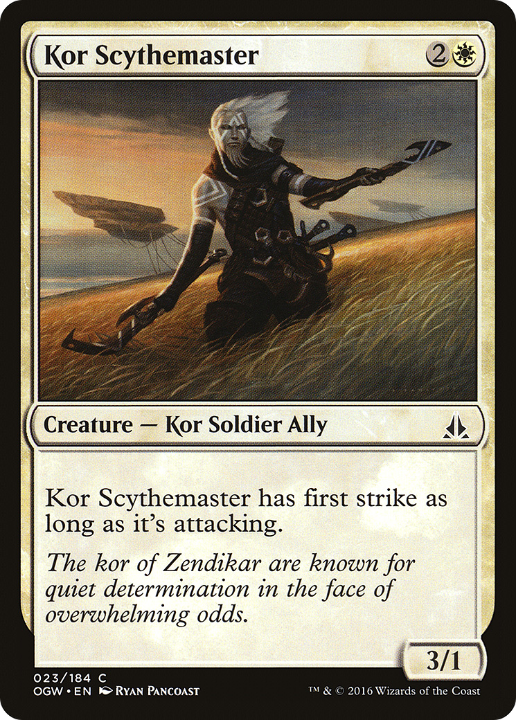 Kor Scythemaster (023) Foil - Oath of the Gatewatch