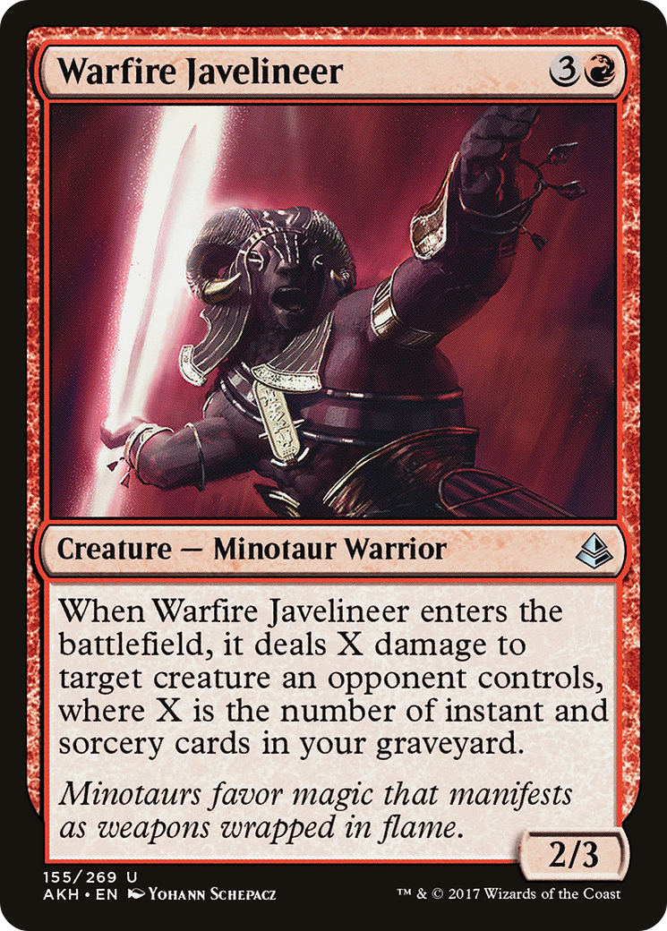Warfire Javelineer (155) - Amonkhet