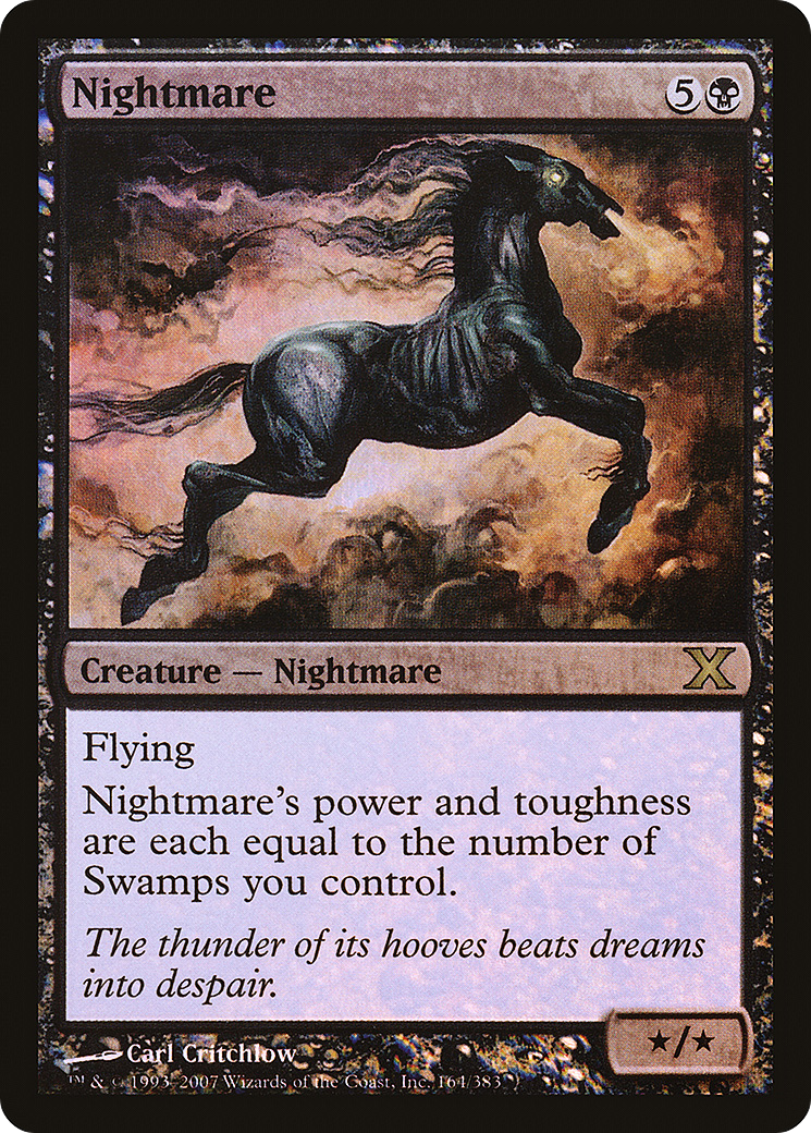 Nightmare (164) Foil - Tenth Edition