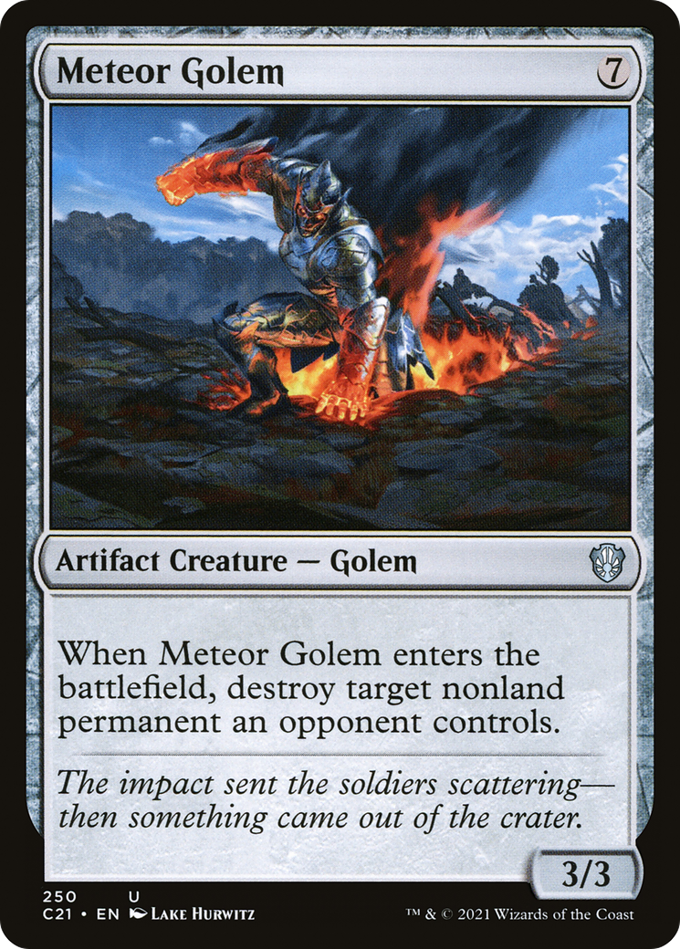 Meteor Golem (250) - Commander 2021