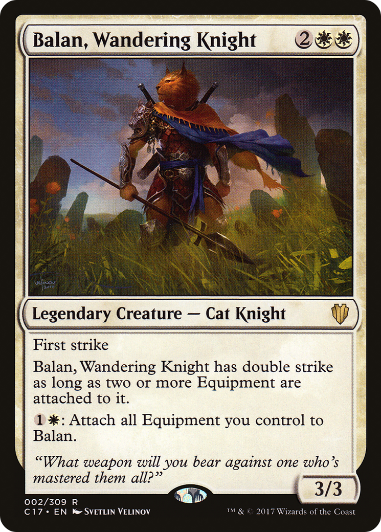 Balan, Wandering Knight (002) - Commander 2017