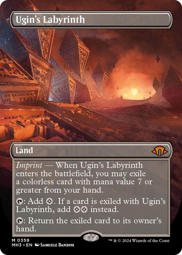 Ugin's Labyrinth (Borderless) (359) - Modern Horizons 3