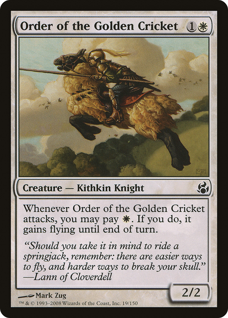 Order of the Golden Cricket (019) Foil - Morningtide