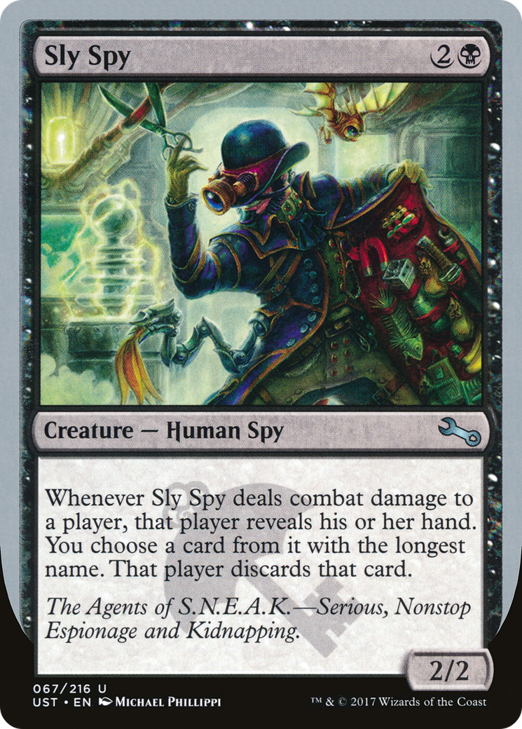 Sly Spy (67a) - Unstable