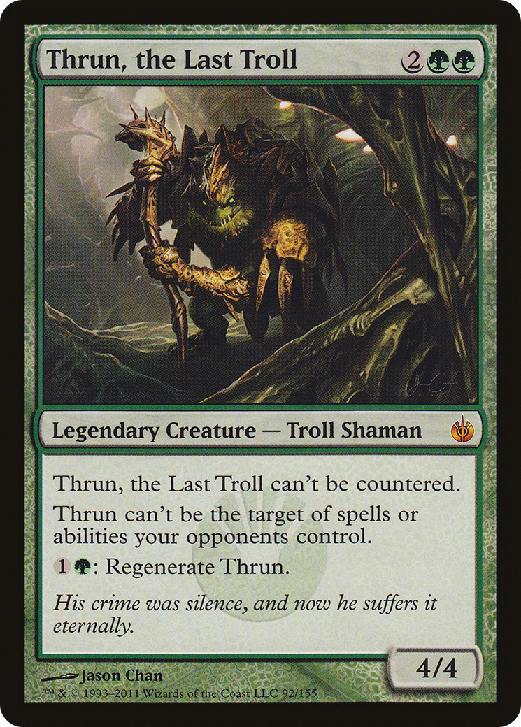 Thrun, the Last Troll (092) - Mirrodin Besieged