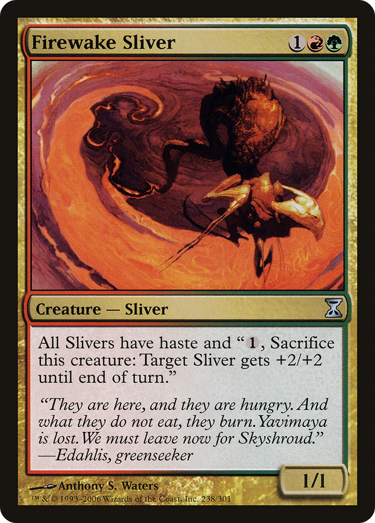 Firewake Sliver (238) - Time Spiral Foil