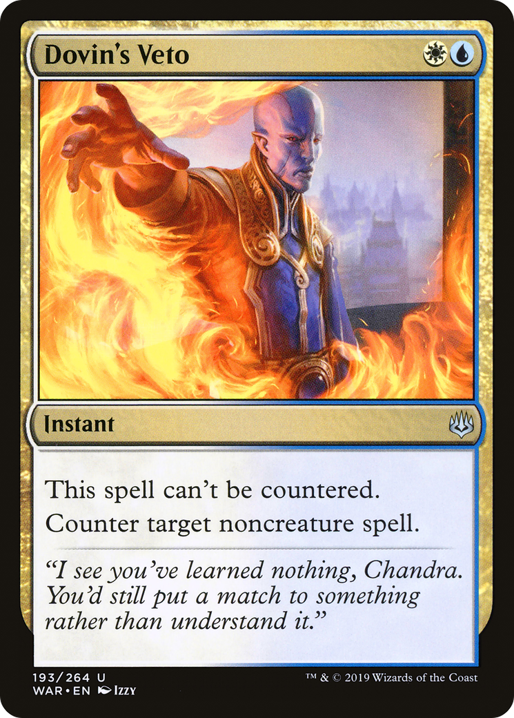 Dovin's Veto (193) Foil - War of the Spark