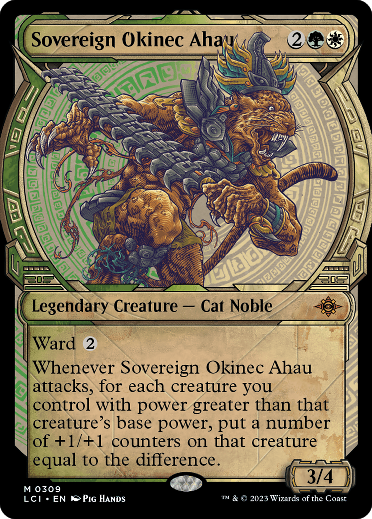 Sovereign Okinec Ahau (Showcase) (309) Foil - The Lost Caverns of Ixalan