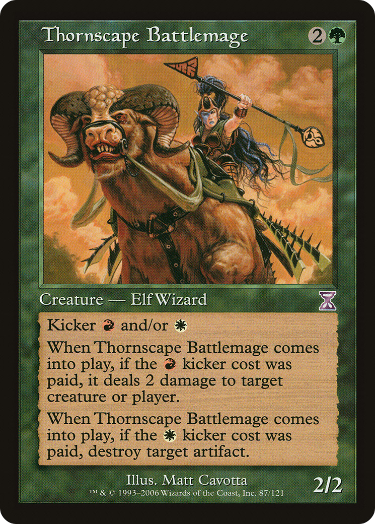 Thornscape Battlemage (Retro) (087) Foil - Time Spiral Timeshifted