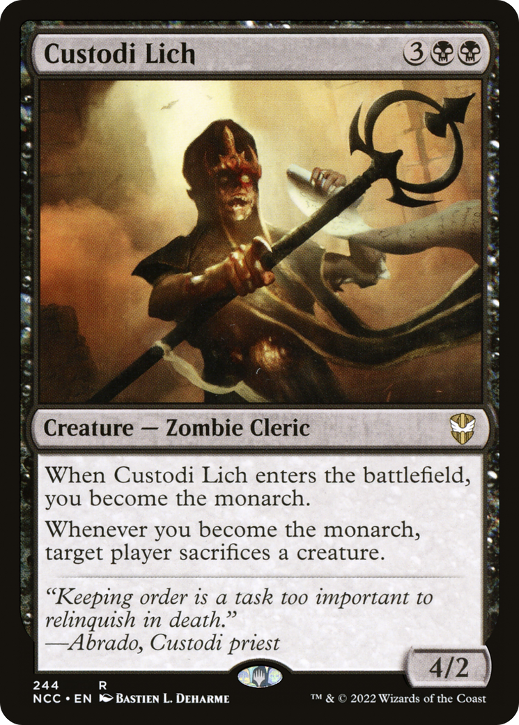 Custodi Lich (244) - New Capenna Commander