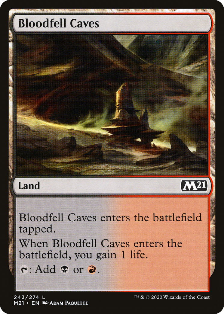 Bloodfell Caves (243) - Core Set 2021