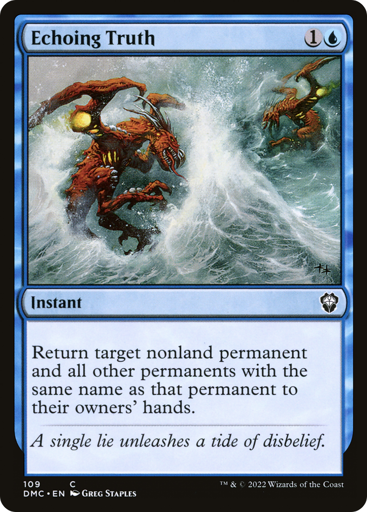 Echoing Truth (109) - Dominaria United Commander