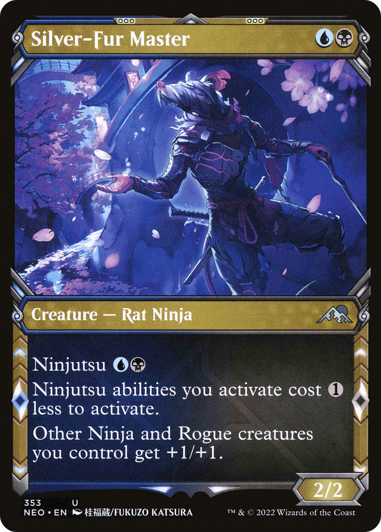 Silver-Fur Master (Showcase) (353) - Kamigawa: Neon Dynasty