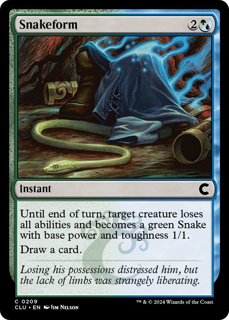 Snakeform (209) - Ravnica: Clue Edition
