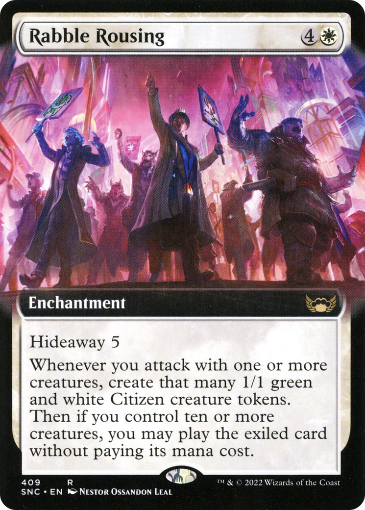 Rabble Rousing (Extended Art) (409) - Streets of New Capenna