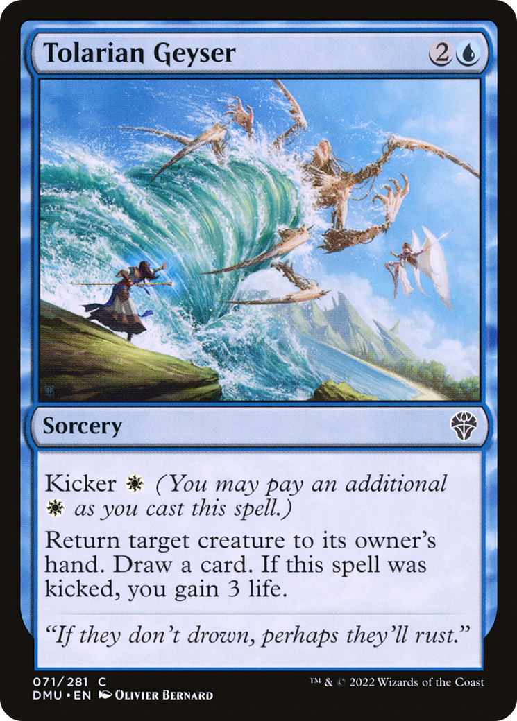 Tolarian Geyser (071) Foil - Dominaria United