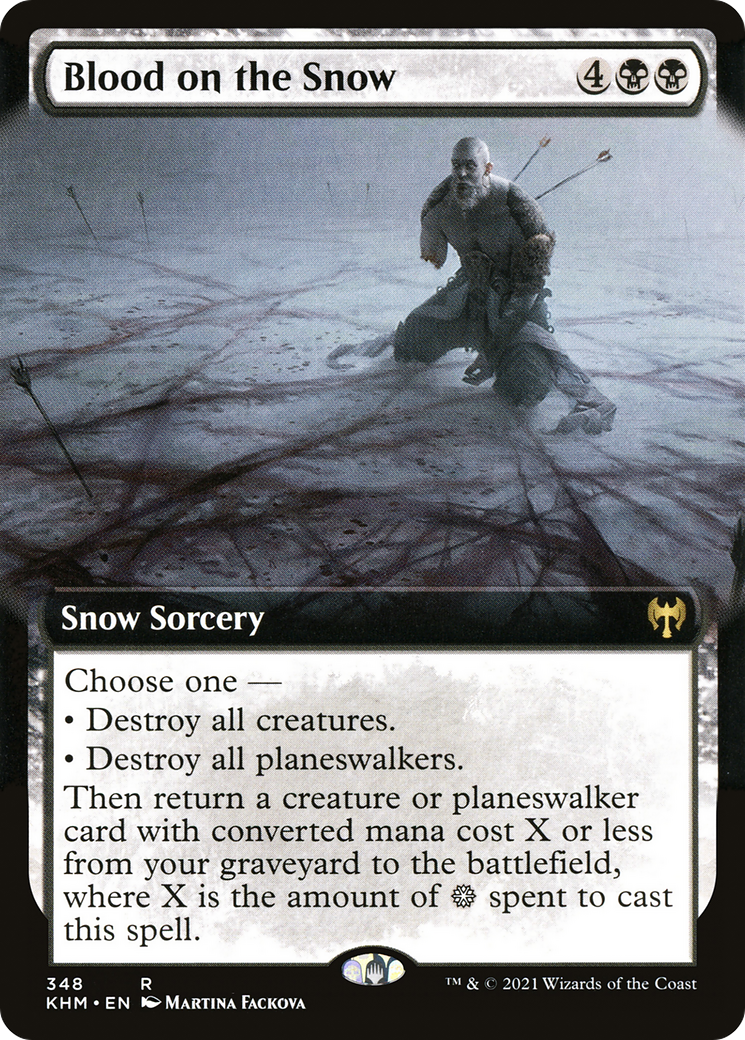 Blood on the Snow (Extended Art) (348) Foil - Kaldheim