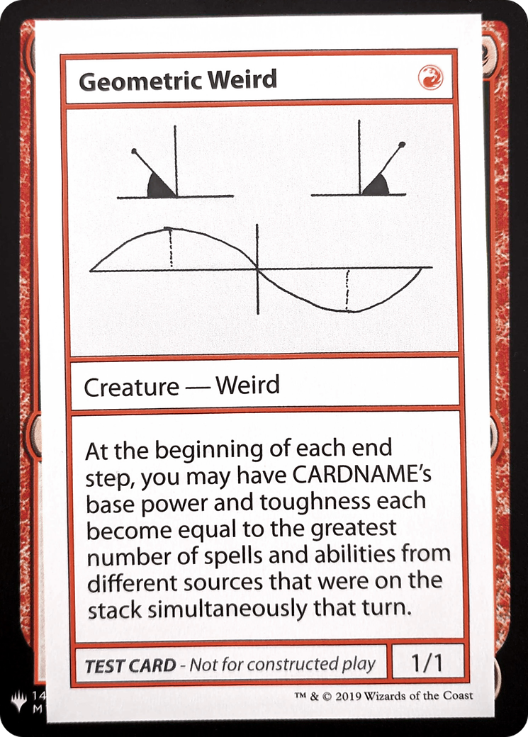 Geometric Weird (069) - Mystery Booster Playtest Cards 2019