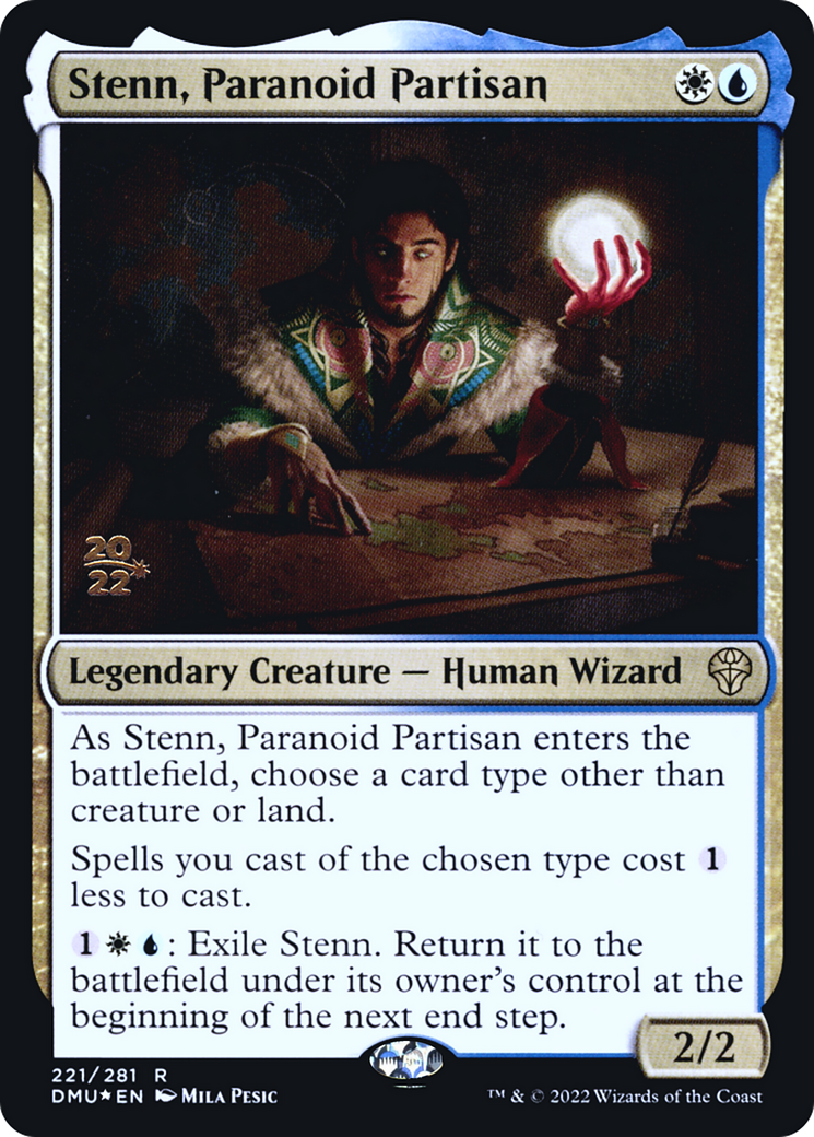 Stenn, Paranoid Partisan (221) Foil - Dominaria United Promos