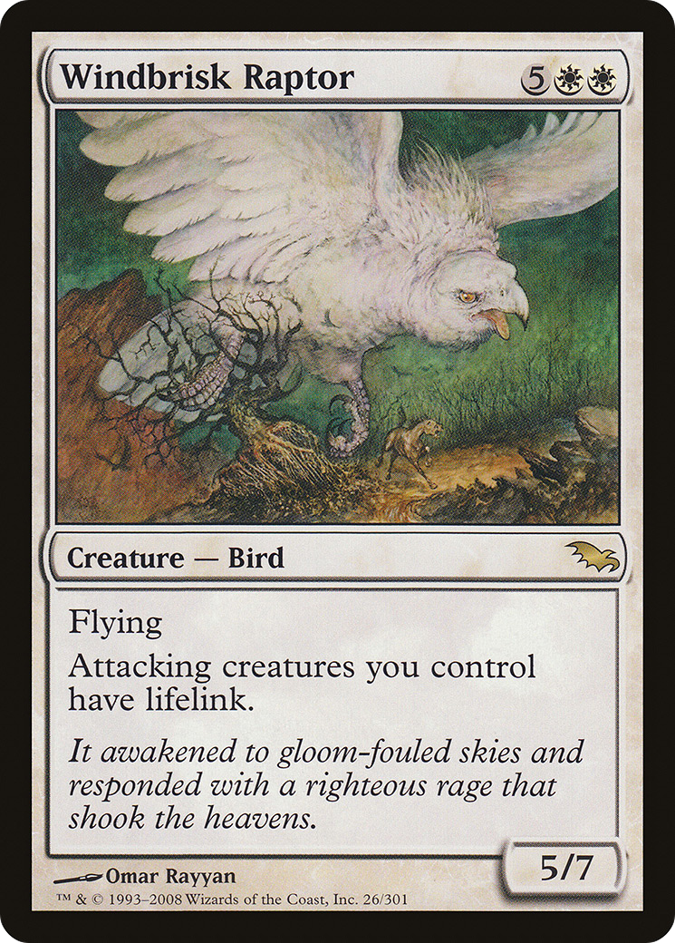 Windbrisk Raptor (026) - Shadowmoor