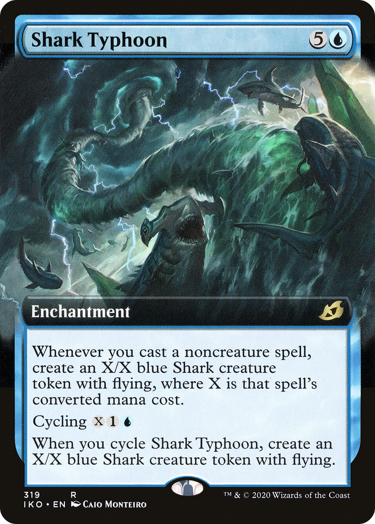 Shark Typhoon (Extended Art) (319) - Ikoria: Lair of Behemoths