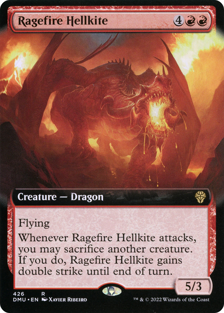 Ragefire Hellkite (Extended Art) (426) Foil - Dominaria United