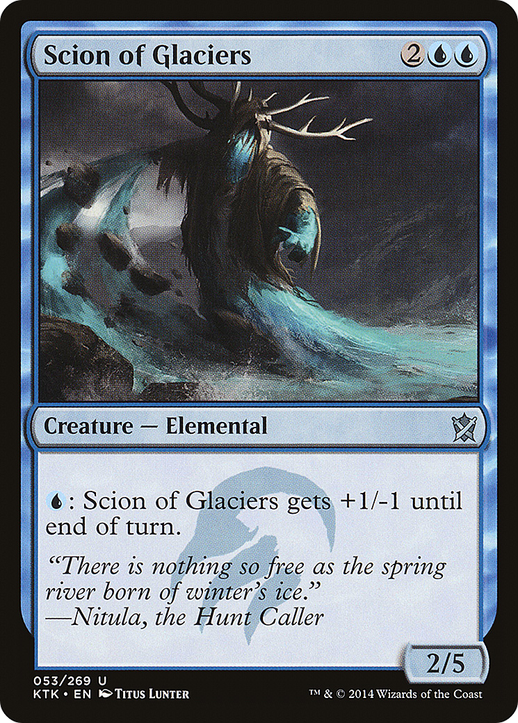 Scion of Glaciers (053) Foil - Khans of Tarkir