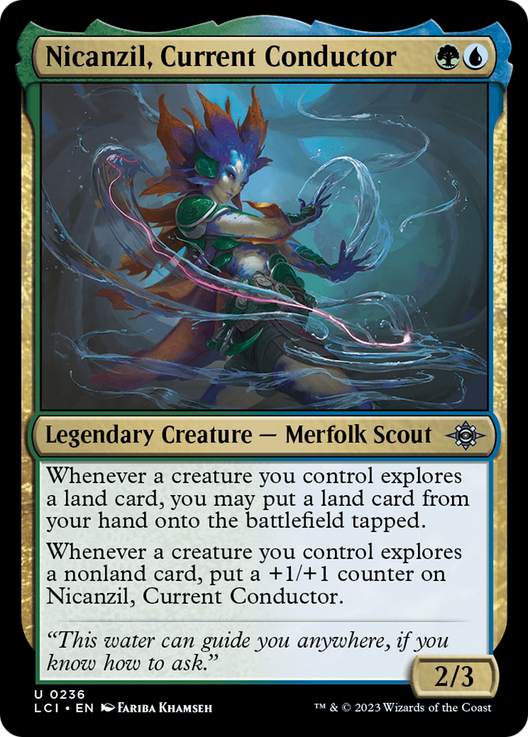 Nicanzil, Current Conductor (236) Foil - The Lost Caverns of Ixalan