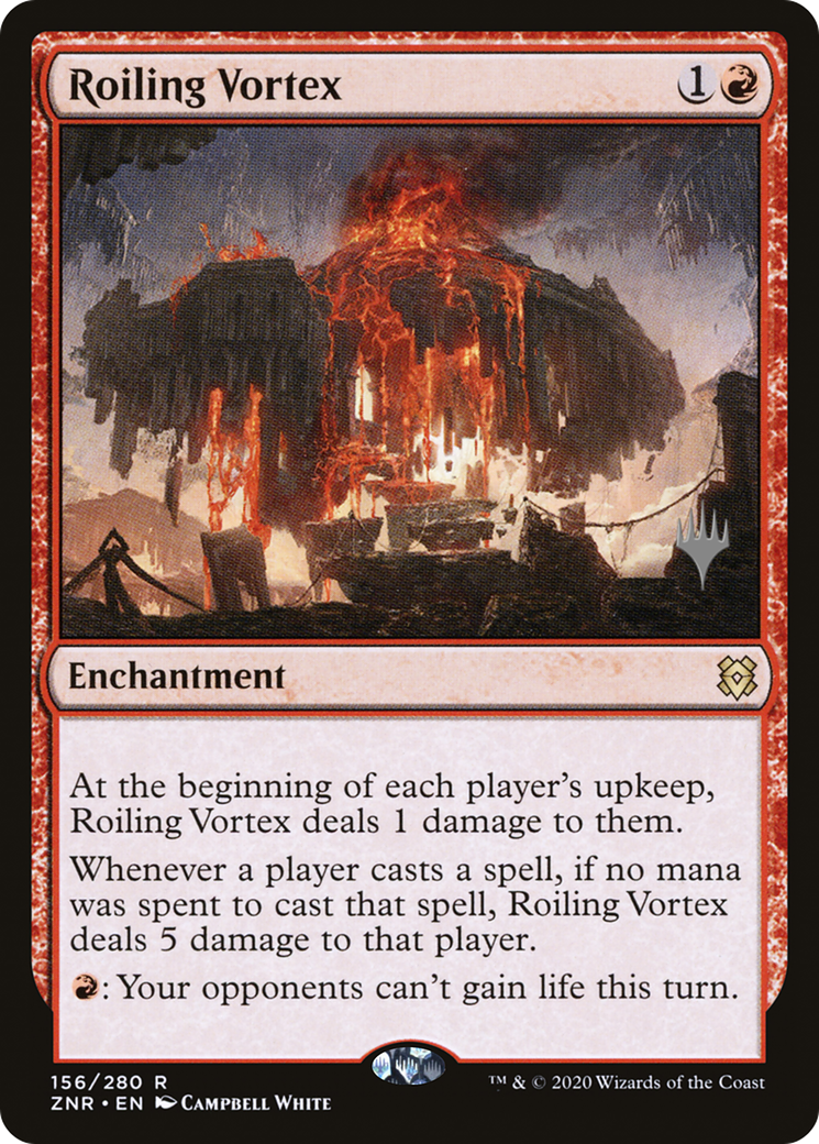 Roiling Vortex (156) Foil - Zendikar Rising Promos