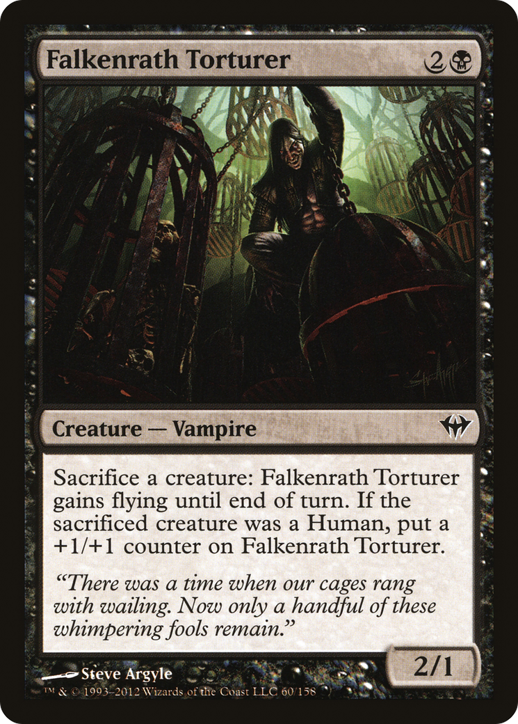 Falkenrath Torturer (060) Foil - Dark Ascension