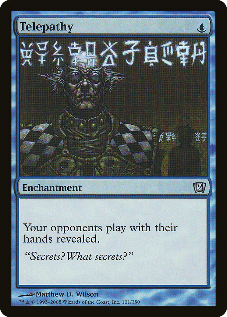 Telepathy (101) Foil - Ninth Edition