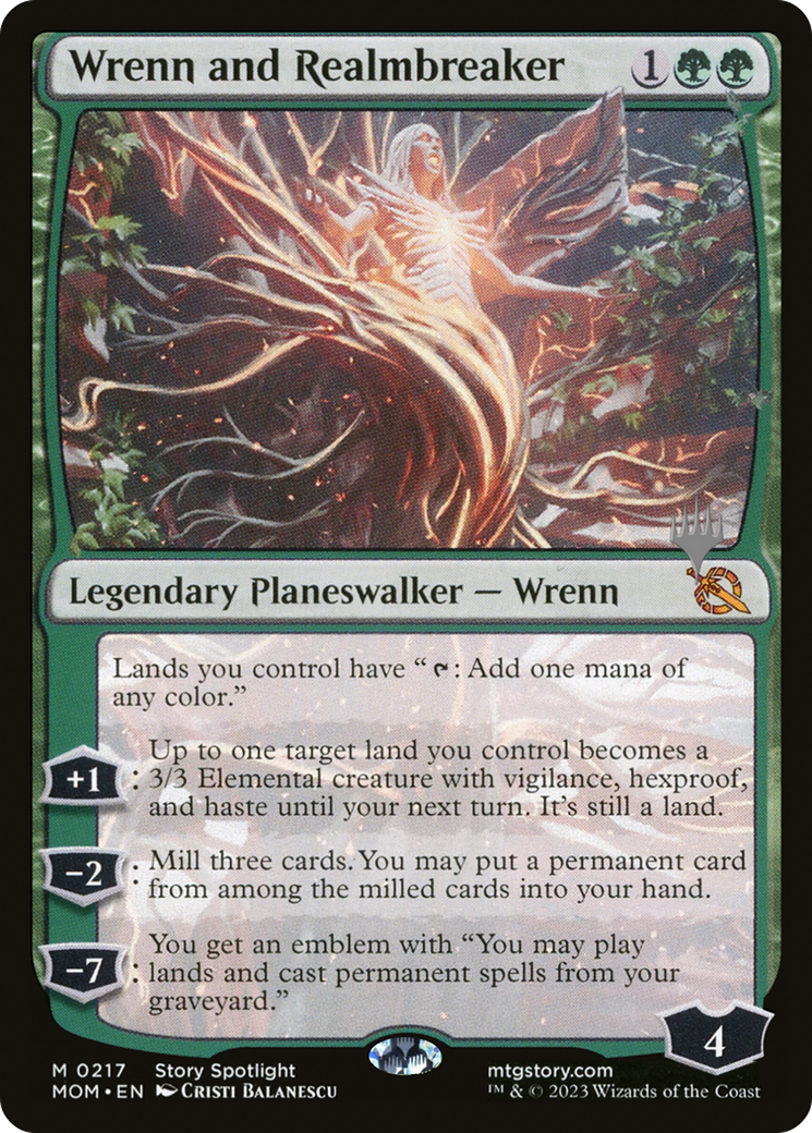 Wrenn and Realmbreaker (217) - March of the Machine Promos
