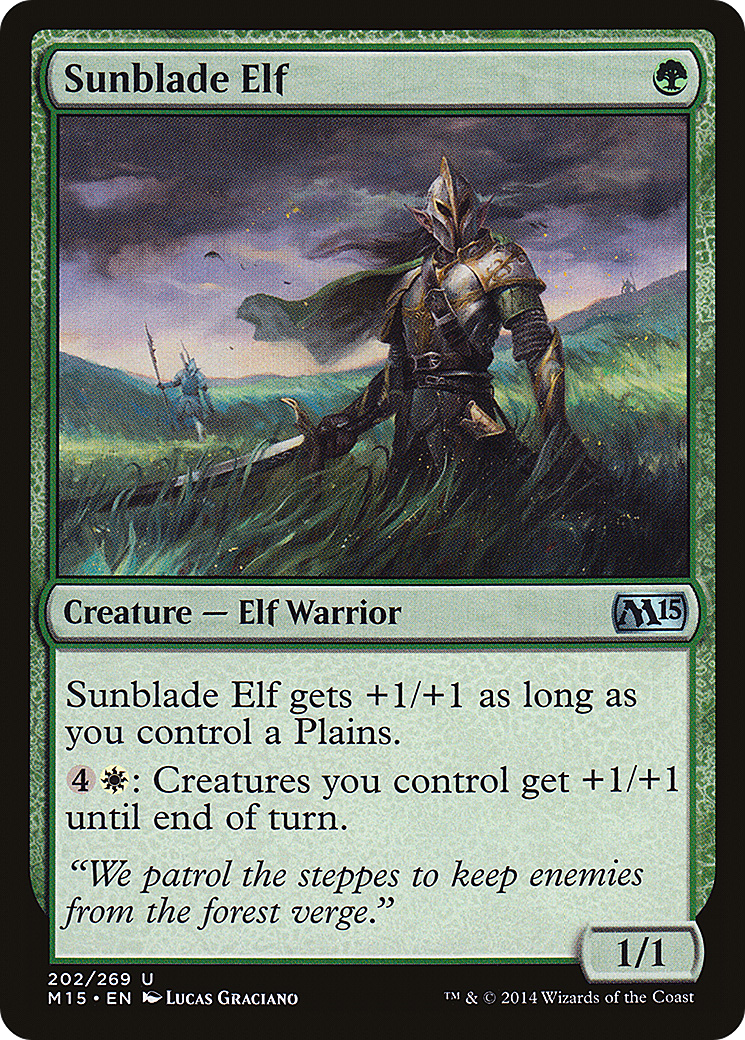 Sunblade Elf (202) - Magic 2015