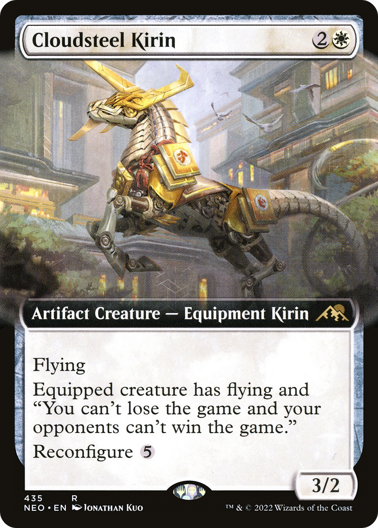 Cloudsteel Kirin (Extended Art) (435) - Kamigawa: Neon Dynasty