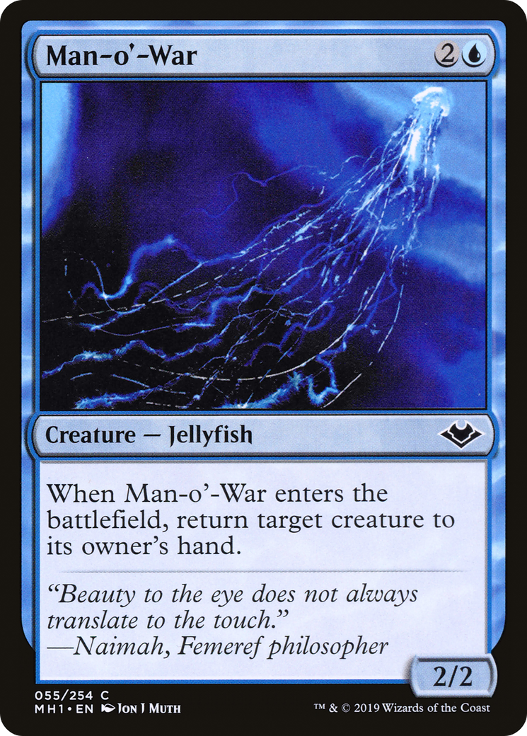 Man-o'-War (055) Foil - Modern Horizons