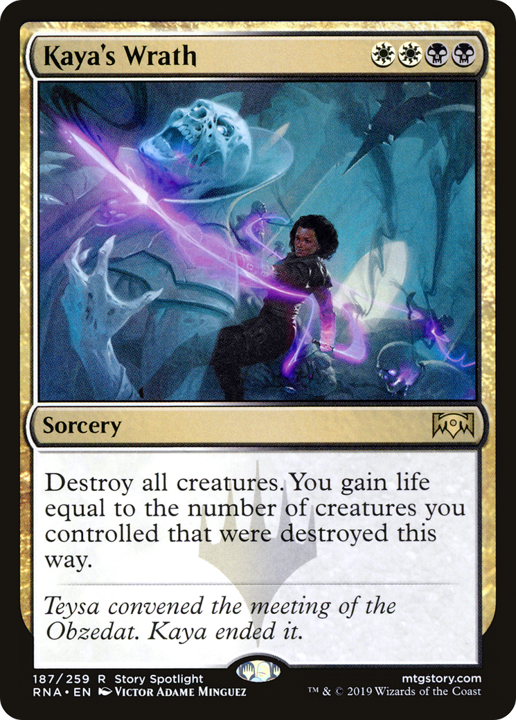 Kaya's Wrath (187) Foil - Ravnica Allegiance