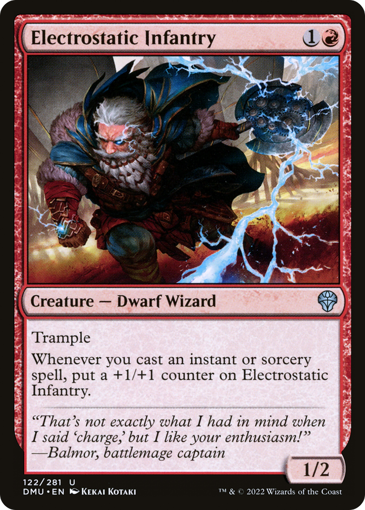 Electrostatic Infantry (122) Foil - Dominaria United