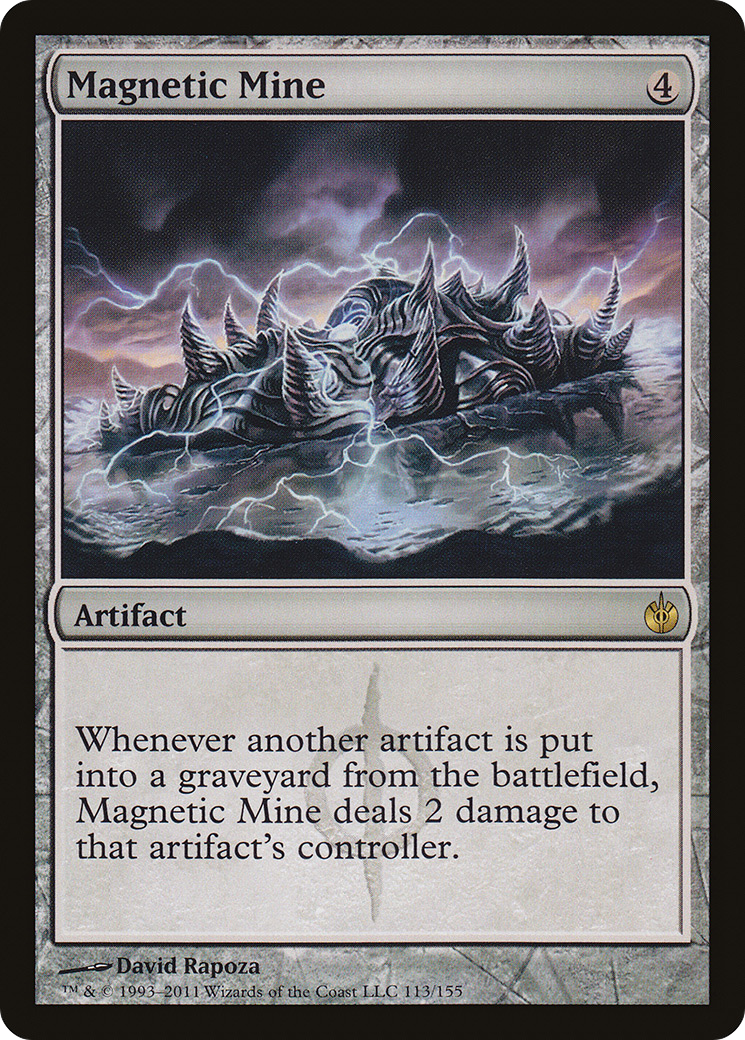 Magnetic Mine (113) Foil - Mirrodin Besieged