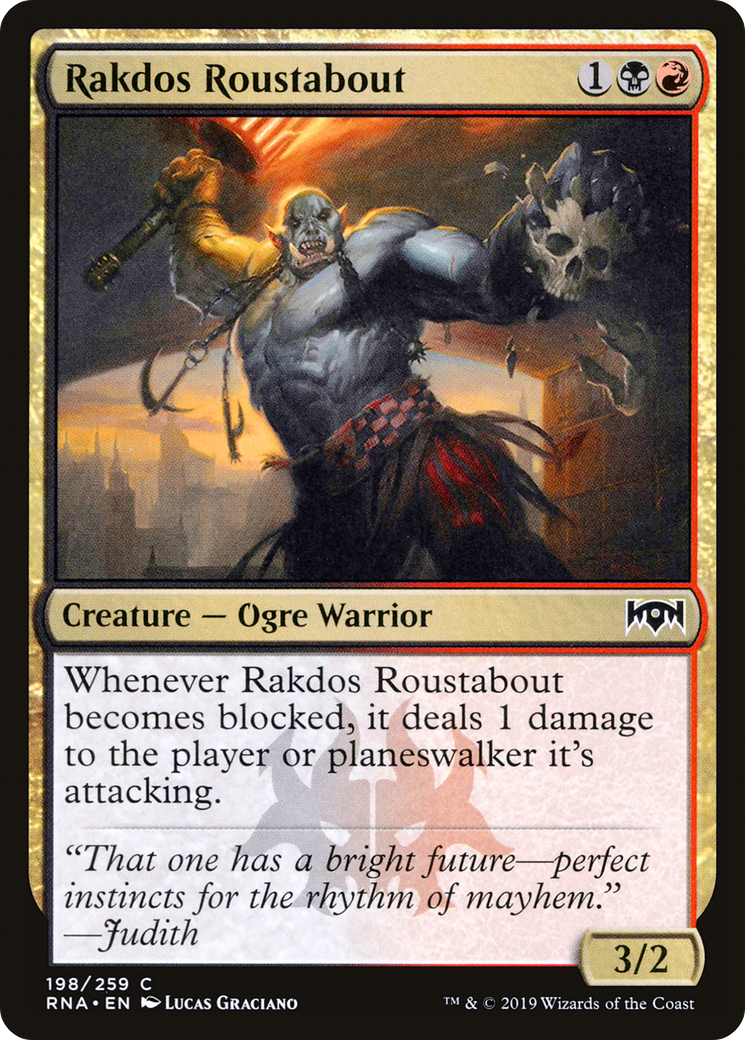 Rakdos Roustabout (198) Foil - Ravnica Allegiance