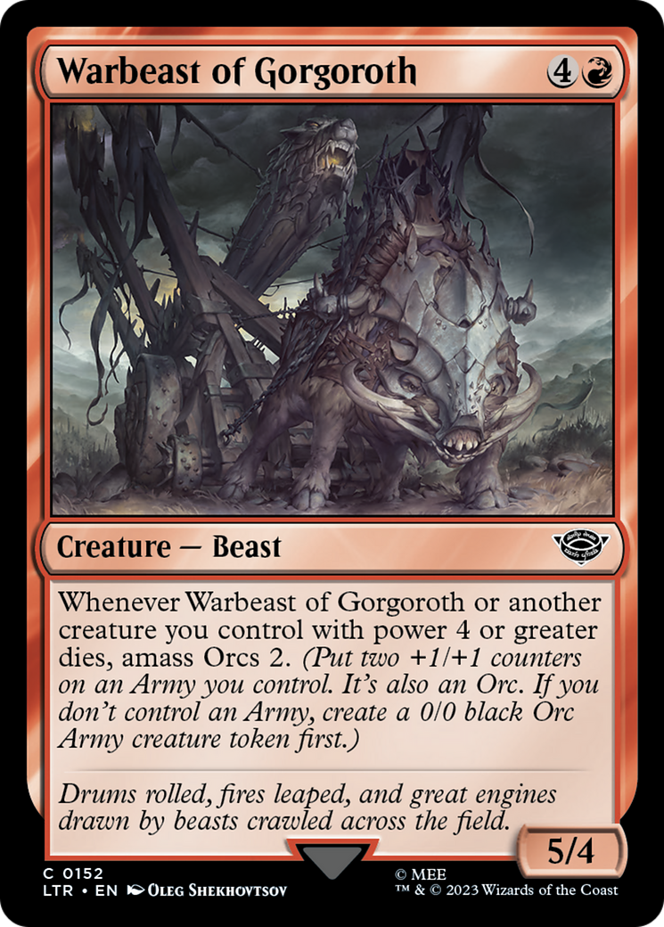 Warbeast of Gorgoroth (152) - The Lord of the Rings: Tales of Middle-earth