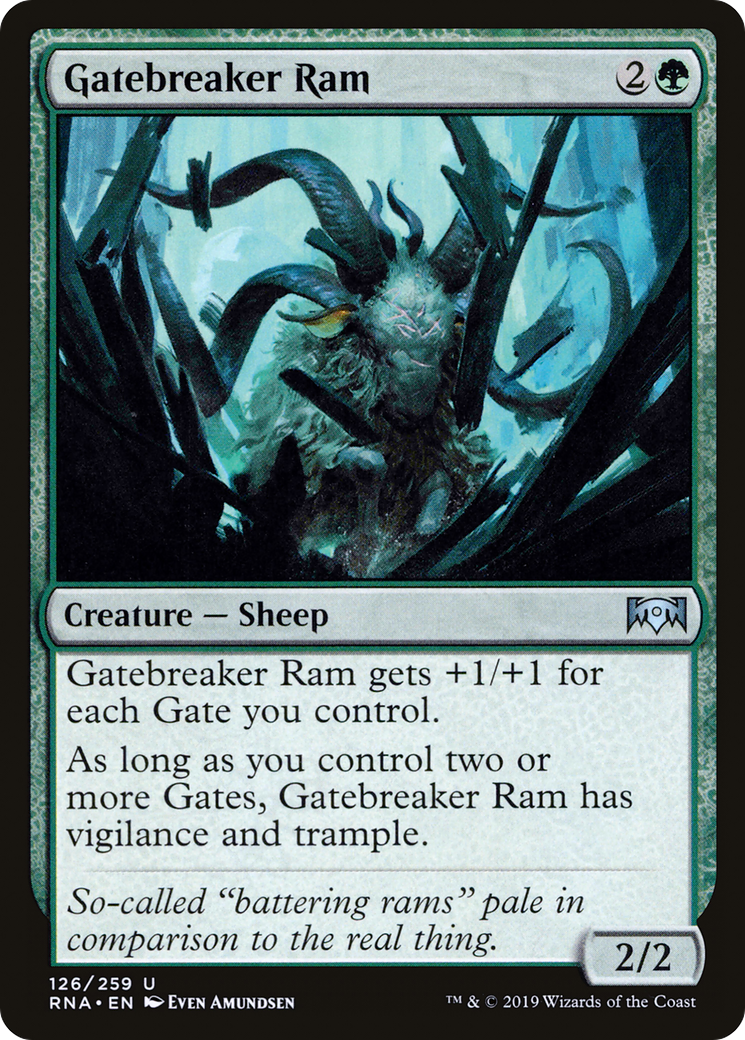 Gatebreaker Ram (126) Foil - Ravnica Allegiance