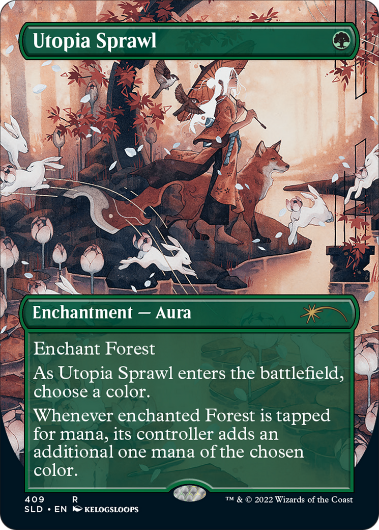 Utopia Sprawl (Borderless) (409) Foil - Secret Lair Drop