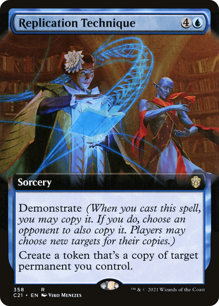 Replication Technique (Extended Art) (358) - Commander 2021