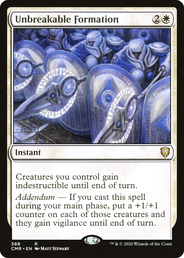Unbreakable Formation (388) - Commander Legends